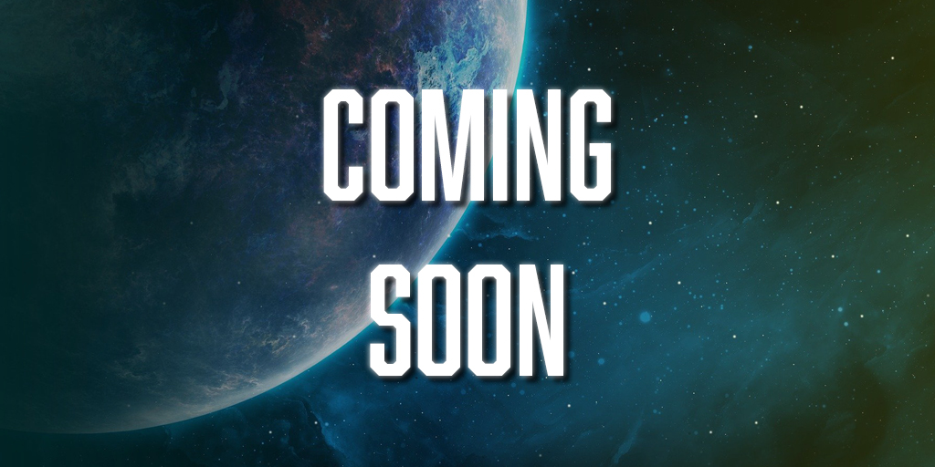Picture of planet in space with the text 'Coming Soon'
