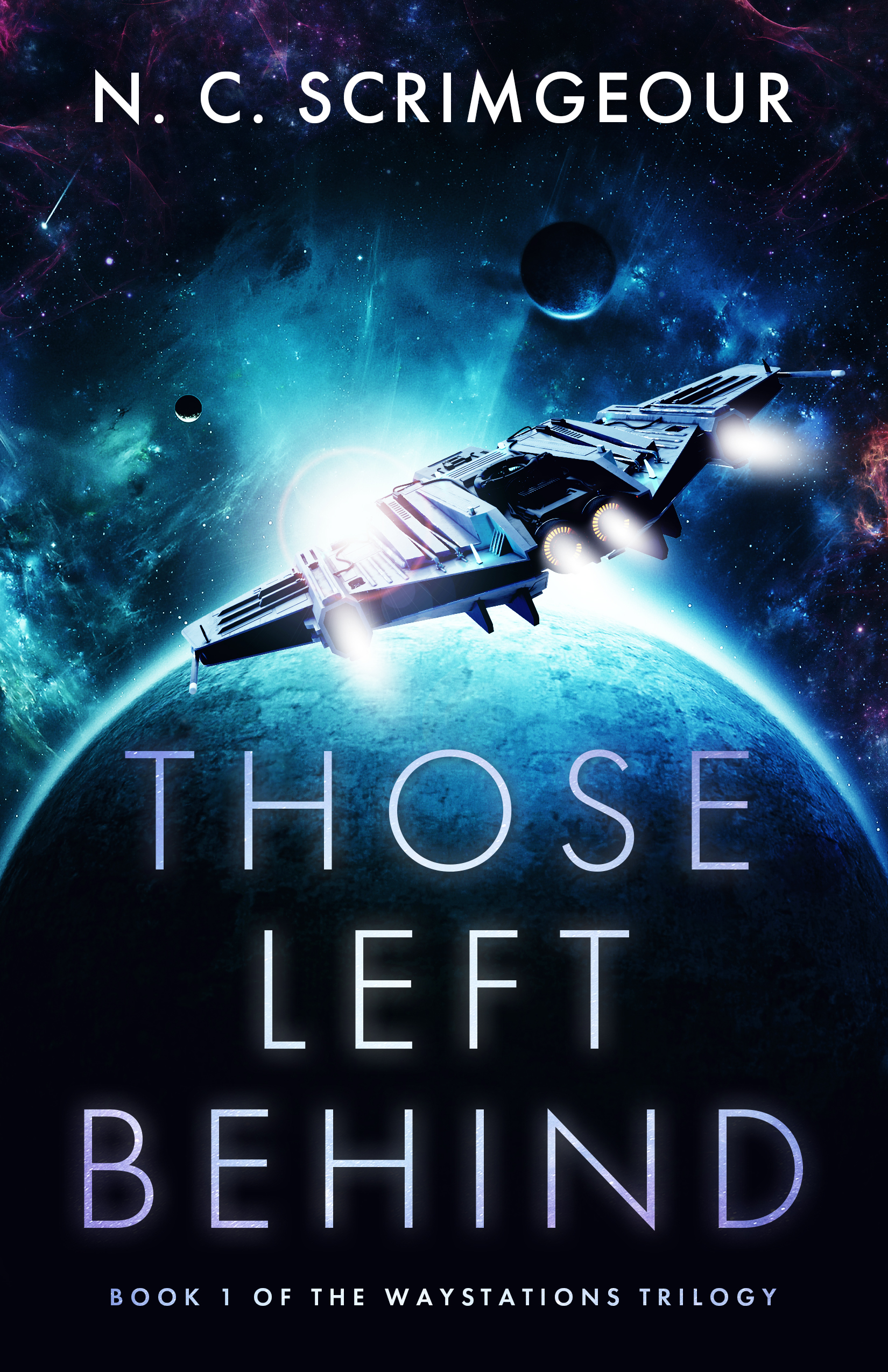 Book cover of Those Left Behind by N. C.